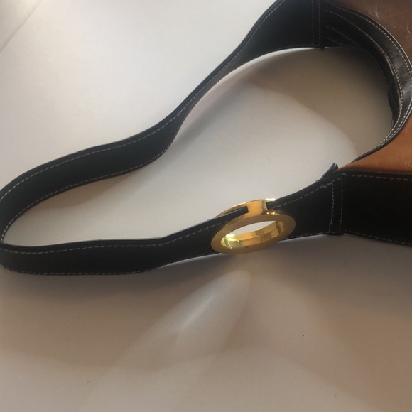 Woman’s fall Y2k VTG retro color block hand bag - Picture 5 of 6